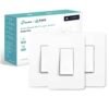 61dv14P8bqL._SL1498_.jpg Kasa Matter Smart Light Switch: Voice Control w/Siri, Alexa & Google Assistant, UL Certified, Timer & Schedule, Easy Guided Install, Neutral Wire Required, Single Pole, 2.4GHz Wi-Fi, 3-Pack