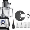 14-Cup Food Processor with French Fry Cutter & Storage Drawer – XL Bowl, Large Chute, Slicing, Shredding, Chopping & Mixing