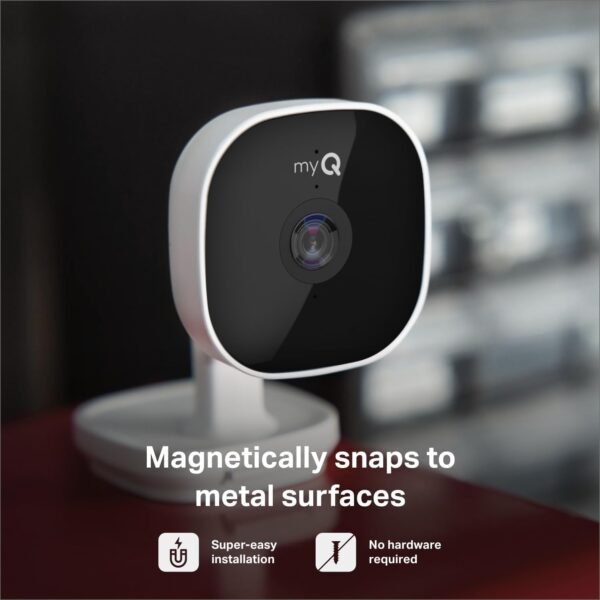 61lnNEXEKWL._AC_SL1500_.jpg myQ Smart Garage Security Camera – 1080p HD Video, Night Vision, Motion Detection, Magnetic, Wi-Fi, Two-Way Audio, Smartphone Control