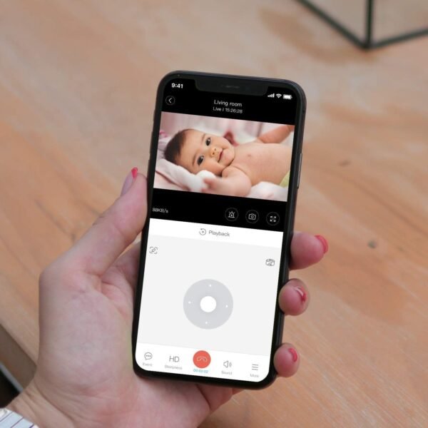 61oKmNbTi4L._AC_SL1500_.jpg blurams Indoor Camera 2K, Cameras for Home Security 5GHz, 360° Pet Camera w/Motion Tracking, Phone App, 2-Way Audio, IR Night Vision, Siren, Works with Alexa & Google Assistant