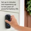 61tbQhE0avL._AC_SL1000_.jpg Blink Video Doorbell (newest model) + Sync Module 2 | Two-year battery life, Two-way audio, HD video, motion and chime app alerts and Alexa enabled — wired or wire-free (White)