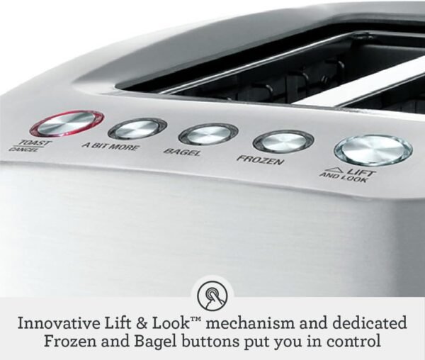 61yP7-xy8HL._AC_SL1080_.jpg Breville Die-Cast Smart Toaster, 2-Slice, Brushed Stainless Steel