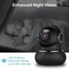 61ymb7kVQBL._AC_SL1500_.jpg litokam 2K Indoor Security Camera, 360° Cameras for Home Security Indoor with Motion Detection, Pet Cam with Phone App, Baby Monitor-Night Vision