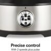 71-eY2Ub2aL._AC_SL1500_.jpg Hamilton Beach Food Processor & Vegetable Chopper for Slicing, Shredding, Mincing, and Puree, 10 Cups + Easy Clean Bowl Scraper, Black and Stainless Steel (70730)