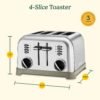 7115Oir3ZWL._AC_SL1500_.jpg Cuisinart 4 Slice Toaster Oven, Brushed Stainless, CPT-180P1