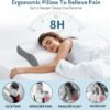 714nGhr-flL._AC_SL1500_.jpg Cervical Neck Pillow Memory Foam Pillows for Neck Pain Relief, Ergonomic Pillow for Shoulder Pain, Contour Pillow for Sleeping, Orthopedic Bed Pillows Neck Support for Side Back Stomach Sleepers
