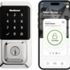 715JaZYJ53L._AC_SL1500_.jpg Kwikset Halo Wi-Fi Smart Lock, Keyless Entry Door Deadbolt, Geofence Auto-Unlock, Grade AAA Certified, No Hub Easy Install, Polished Chrome Lifetime Finish Warranty, Touchscreen