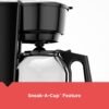 7164z5PNGxL._AC_SL1500_.jpg BLACK+DECKER 12-Cup Coffee Maker with Easy On/Off Switch, Easy Pour, Non-Drip Carafe with Removable Filter Basket, Vortex Technology, Black
