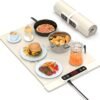 716wksShr9L._AC_SL1500_.jpg Warming Mat for Food, 5-Temp Electric Tray with Child Lock & Auto Shut-Off, Foldable Silicone Warmer for Baby Bottles, Baking, Travel, Buffets (15.7x23.6 Inch)