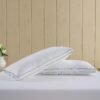 71AsM8RRtlL._AC_SL1500_.jpg LANE LINEN Pillows Standard Size Set of 4 (20"x26") - Soft Gusseted Bed Pillow for Back, Stomach or Side Sleepers - Hotel Quality Down Alternative Standard Pillows Pack of 4 - White
