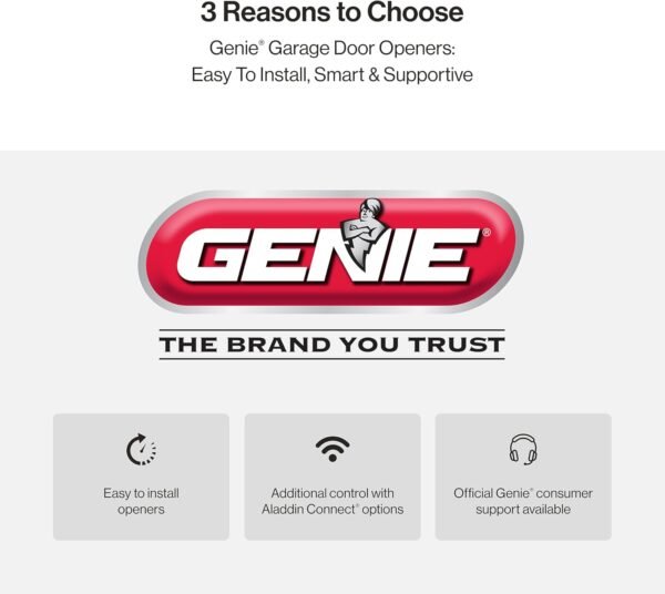 71EVFjPcIbL._AC_SL1500_.jpg Genie StealthDrive 7155 Connect Smartphone-Controlled Belt Drive Garage Door Opener - 1 Each