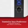 71EwsUbbDCL._AC_SL1500_.jpg Elite Gourmet ECT-3100 Long Slot 4 Slice Toaster, Reheat, 6 Toast Settings, Defrost, Cancel Functions, Built-in Warming Rack, Extra Wide Slots for Bagels & Waffles, Stainless Steel & Black
