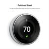 71Jdw3DUvTL._AC_SL1500_.jpg Google Nest Learning Thermostat - 3rd Gen (2015) - Programmable Smart Thermostat for Home - Works with Alexa - Polished Steel