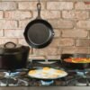 71MXVzyVL._AC_SL1250_.jpg Lodge Cast Iron Skillet with Red Silicone Hot Handle Holder, 12-inch