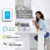 71NxQiNFSYL._AC_SL1500_.jpg Honeywell Home T9 WIFI Smart Thermostat, Smart Room Sensor Ready, Touchscreen Display, Alexa and Google Assist