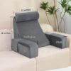 71OtdQCS3ZL._AC_SL1500_.jpg ENITYA Reading Pillow for Sitting in Bed Adult, Back Pillow for Bed Sitting up, Reading & Bed Rest Pillows for Watching TV/Reading/Gaming/Resting in Bed, Couch or Floor, Medium 19"(Grey)