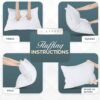 71UYUooliFL._AC_SL1500_.jpg Utopia Bedding Bed Pillows for Sleeping Queen Size (White), Set of 2, Cooling Hotel Quality, for Back, Stomach or Side Sleepers