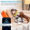 71Uuf1uZ4L._AC_SL1500_.jpg litokam 2K Indoor Security Camera, 360° Cameras for Home Security Indoor with Motion Detection, Pet Cam with Phone App, Baby Monitor-Night Vision
