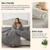 71V21lH2ahL._AC_SL1500_.jpg Queen Comforter Sets Oatmeal,3PCS Soft Lightweight Breathable Bedding Comforter Sets for All Season, Queen Size(90''×90'' Comforter & 2 Pillowcases)