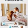71VCwQageL._AC_SL1500_.jpg blurams Indoor Camera 2K, Cameras for Home Security 5GHz, 360° Pet Camera w/Motion Tracking, Phone App, 2-Way Audio, IR Night Vision, Siren, Works with Alexa & Google Assistant