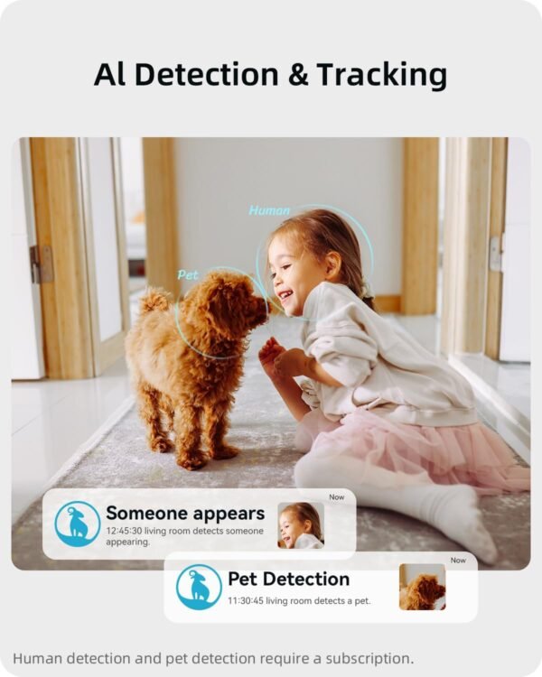 71VCwQageL._AC_SL1500_.jpg blurams Indoor Camera 2K, Cameras for Home Security 5GHz, 360° Pet Camera w/Motion Tracking, Phone App, 2-Way Audio, IR Night Vision, Siren, Works with Alexa & Google Assistant