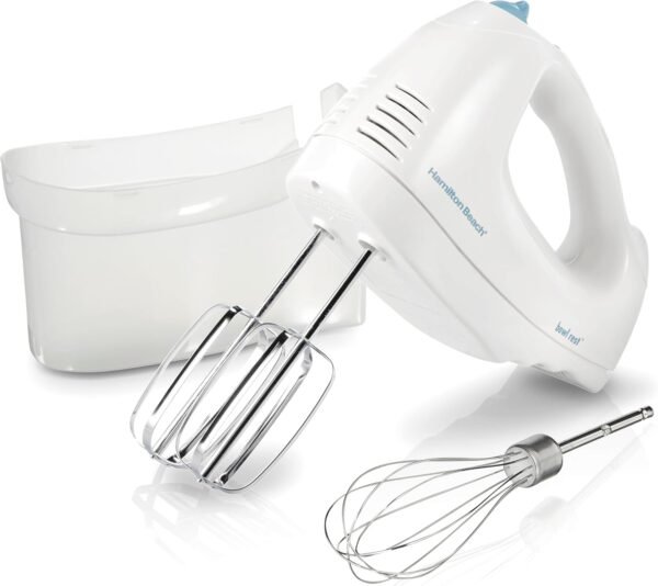 71VaQ-OzOJL._AC_SL1500_.jpg Hamilton Beach 6-Speed Electric Hand Mixer with Whisk, Traditional Beaters, Snap-On Storage Case, 250 Watts, White