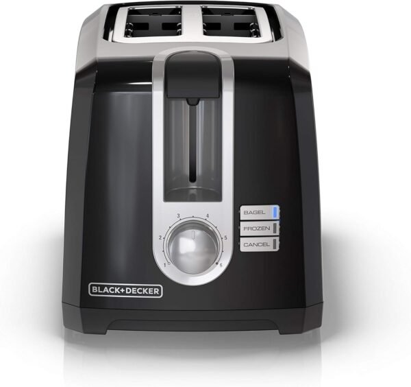 71WNFW09p4L._AC_SL1500_.jpg BLACK+DECKER 2-Slice Toaster, T2569B, Extra Wide Slots, 6 Shade Settings, 850 Watts, Crub Tray, Cancel Button