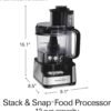 71WtKBQPURL._AC_SL1500_.jpg Hamilton Beach Stack & Snap Food Processor and Vegetable Chopper, BPA Free, Stainless Steel Blades, 12 Cup Bowl, 2-Speed 450 Watt Motor, Black (70725A)