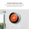 71XlOpmTKL._AC_SL1500_.jpg Google Nest Learning Thermostat - 3rd Gen (2015) - Programmable Smart Thermostat for Home - Works with Alexa - Polished Steel