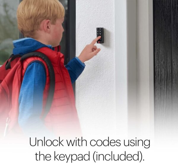 71Y-0I46I7L._AC_SL1500_.jpg August Home Wi-Fi Smart Lock & Keypad – Keyless Entry Door Lock, Remote Access, & Smart Home Integration – Matte Black