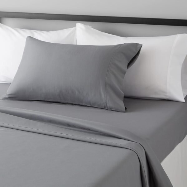 71ZxgS1cuL._AC_SL1500_.jpg AmazonBasics Microfiber Sheet Set, Twin, Dark Grey