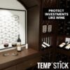 71aTRhJyb7L._AC_SL1500_.jpg Temp Stick Remote WiFi Temperature & Humidity Sensor, Data Logger. No Subscription. 24/7 Monitor, Unlimited Text, App & Email Alerts. Made in America. Use with Alexa, IFTTT. Monitor Anywhere, Anytime