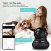71bwWjmzT-L._AC_SL1500_.jpg litokam 2K Indoor Security Camera, 360° Cameras for Home Security Indoor with Motion Detection, Pet Cam with Phone App, Baby Monitor-Night Vision