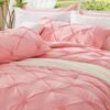 71cGvDwcGhL._AC_SL1500_.jpg BEDELITE Pink Boho Comforter Set Queen – 3-Piece Pintuck Bedding, Lightweight & Warm, Soft All-Season Comforter with 2 Pillowcases