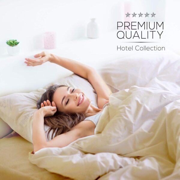 71fSdrZduZL._AC_SL1500_.jpg Mueller UltraTemp King Size Cooling Sheet Set – 6-Piece, Super Soft, Deep Pockets (16”), Wrinkle-Resistant, Hypoallergenic – Cream