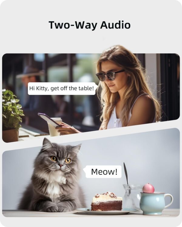 71gq81TktAL._AC_SL1500_.jpg blurams Indoor Camera 2K, Cameras for Home Security 5GHz, 360° Pet Camera w/Motion Tracking, Phone App, 2-Way Audio, IR Night Vision, Siren, Works with Alexa & Google Assistant