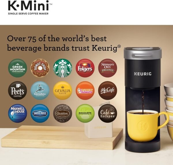 71gstT93XIL._AC_SL1500_.jpg Keurig K-Mini Single Serve K-Cup Pod Coffee Maker, 6 to 12oz Brew size, with Cord Storage, Perfect for Small Spaces, Black