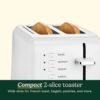 Cuisinart 2-Slice Toaster, Compact, White, CPT-122
