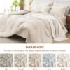 71oDKEJ2z2L._AC_SL1500_.jpg MUXHOMO 7 Pieces Queen Comforter Set, Soft Bed in a Bag Queen Size, All Season Bedding Set with Comforter, Flat Sheet, Fitted Sheet, Pillowcases & Shams, Beige
