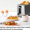 71pKGYXwV1L._AC_SL1500_.jpg Chefman 2 Slice Toaster, 7 Shade Settings, Removable Crumb Tray, Thick Bread and Bagel Toaster with Defrost and Cancel Buttons – Black