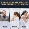 COZSINOOR Bed Pillows Queen Size: Hotel Quality Set of 2 - Down Alternative Microfiber Filled for Back, Stomach, Side Sleepers, Breathable & Skin-Friendly