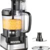 71sOcqyLzDL._AC_SL1500_.jpg Hamilton Beach Stack & Snap Food Processor and Vegetable Chopper, BPA Free, Stainless Steel Blades, 12 Cup Bowl, 2-Speed 450 Watt Motor, Black (70725A)