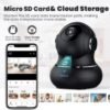 71wW2xS3bQL._AC_SL1500_.jpg litokam 2K Indoor Security Camera, 360° Cameras for Home Security Indoor with Motion Detection, Pet Cam with Phone App, Baby Monitor-Night Vision