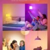 71x4IHCYZmL._AC_SL1500_.jpg Govee Smart Light Bulbs, Color Changing Light Bulb, Work with Alexa and Google Assistant, 16 Million Colors RGBWW, WiFi & Bluetooth LED Light Bulbs, Music Sync, A19, 800 Lumens, 4 Pack