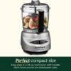 Cuisinart Food Processor, Mini-Prep 3 Cup, 24 oz, Brushed Chrome and Nickel, DLC-2ABC