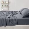 71ye2AaBsHL._AC_SL1500_.jpg Utopia Bedding Queen Sheet Set - Brushed Microfiber - Soft Bed Sheets for Queen Size Bed Set - Includes 1 Fitted, 1 Flat, & 2 Pillow Cases - Deep Pocket (Grey)