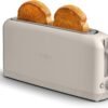 71zZ0tSkfHL._AC_SL1500_.jpg bella 2 Slice Slim Toaster, Fits-anywhere™ Kitchenware, 6 Setting Shade Control with Reheat & Cancel Buttons, Removable Crumb Tray, 10” Long Slot, Anti Jam & Auto Shutoff, 900 Watt, Oatmilk