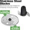 8104V69mXML._AC_SL1500_.jpg Hamilton Beach Food Processor & Vegetable Chopper for Slicing, Shredding, Mincing, and Puree, 8 Cup, Black