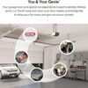 8104tWnmFwL._AC_SL1500_.jpg Genie StealthDrive 7155 Connect Smartphone-Controlled Belt Drive Garage Door Opener - 1 Each