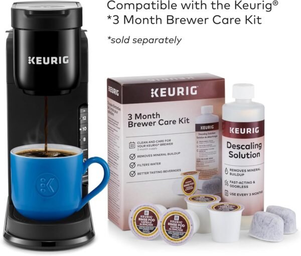 8151tBgW3WL._AC_SL1500_.jpg Keurig K-Express Single Serve K-Cup Pod Coffee Maker, 3 Brew Sizes, Strong Button Feature, 42oz Removable Reservoir, Black